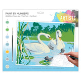 Kit Pintar Por Números Cisnes