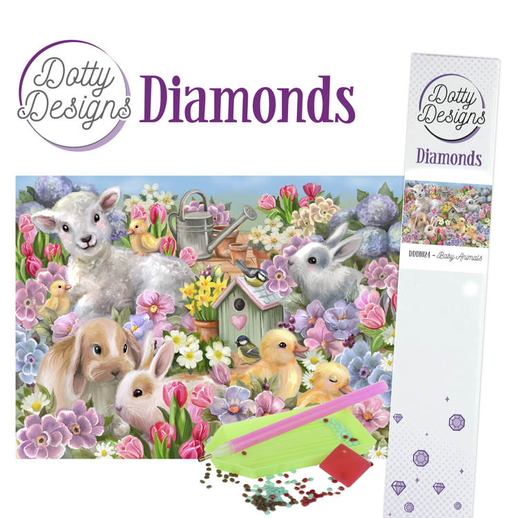 Kit Diamantes Animales Bebé