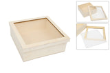 Caja Con Tapa Acrílica 23X23X8Cm