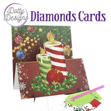 Kit Tarjeta Con Diamantes Velas