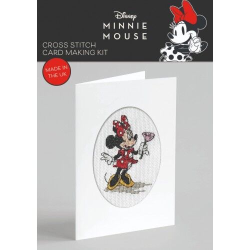 Kit Tarjetas Punto De Cruz Minnie