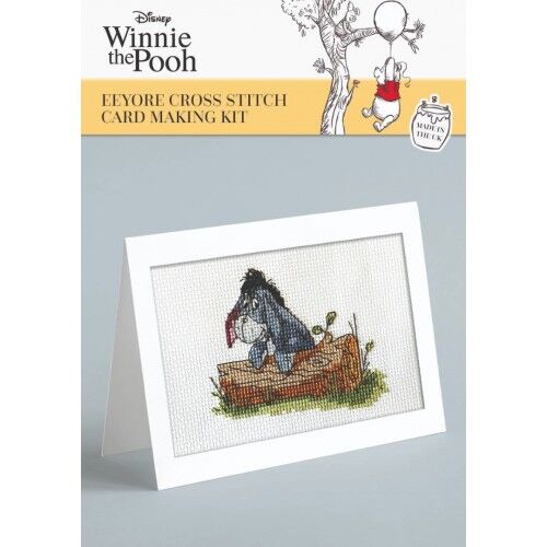 Kit Tarjetas Punto De Cruz Eeyore Winnie The Pooh