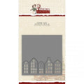 Troquel Tarjeta Casas Navidad