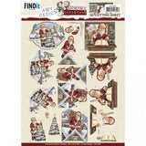 Hoja 3D Papá Noel Navidad