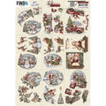 Hoja 3D Varios Navidad