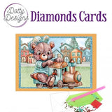 Kit Tarjeta Con Diamantes Osito
