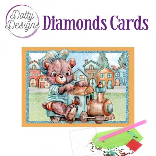 Kit Tarjeta Con Diamantes Osito