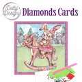 Kit Tarjeta Con Diamantes Caballo Balancin