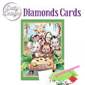 Kit Tarjeta Con Diamantes Coche Jungla
