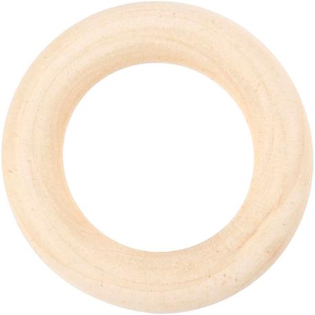 Aro De Madera Para Macramé 65 Mm