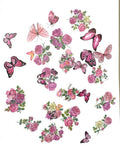 Pegatinas Acetato Flores