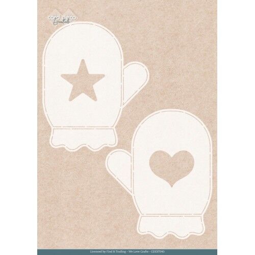 Stencil Guantes Navideños