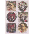Hoja Para Recortar Animales Navidad
