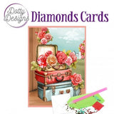 Kit Tarjeta Con Diamantes Maletas