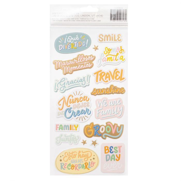 Foam Stickers Grandes Buenos Días