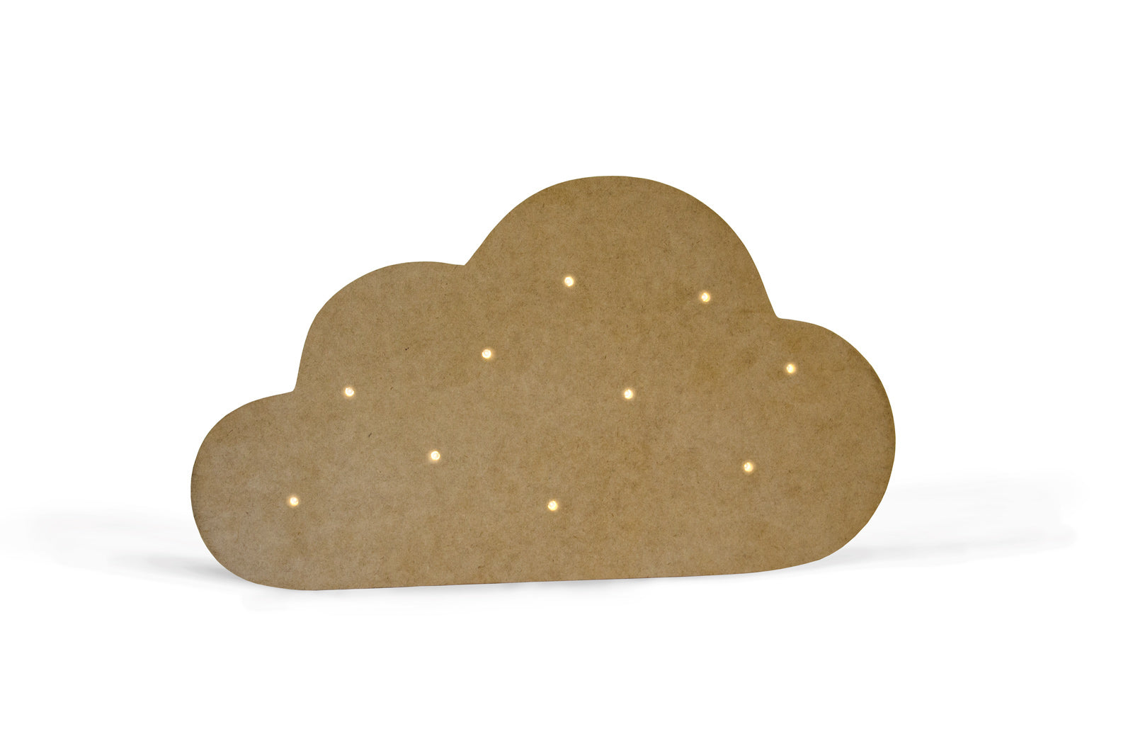 Set 2 Nubes Con Led 41.8X24X1.2Cm