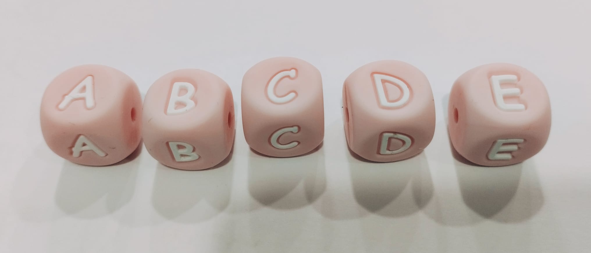 Abecedario Chupetero Rosa Letra D