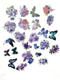 Pegatinas Acetato Flores