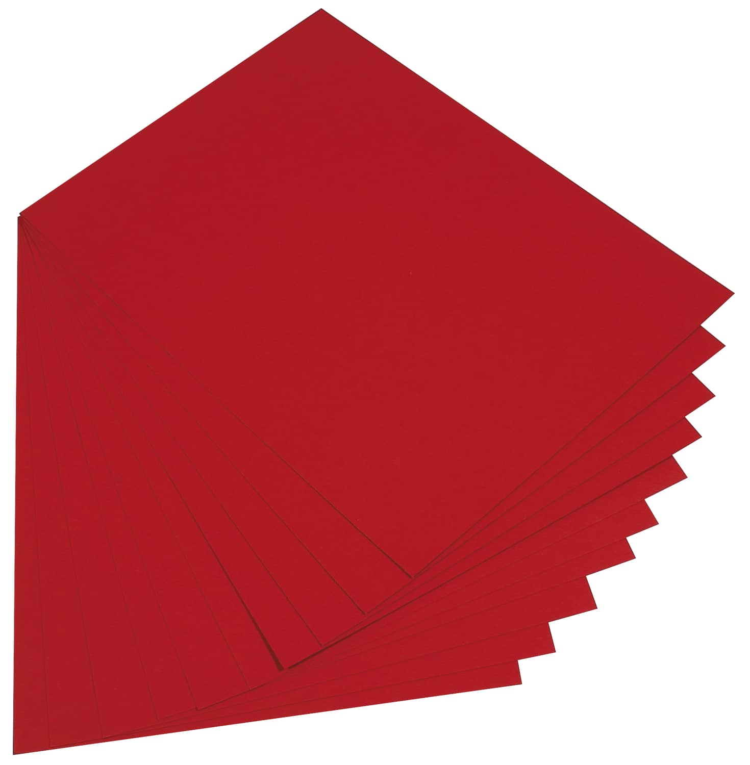Pack 10 Cartulinas Rojas 25X32