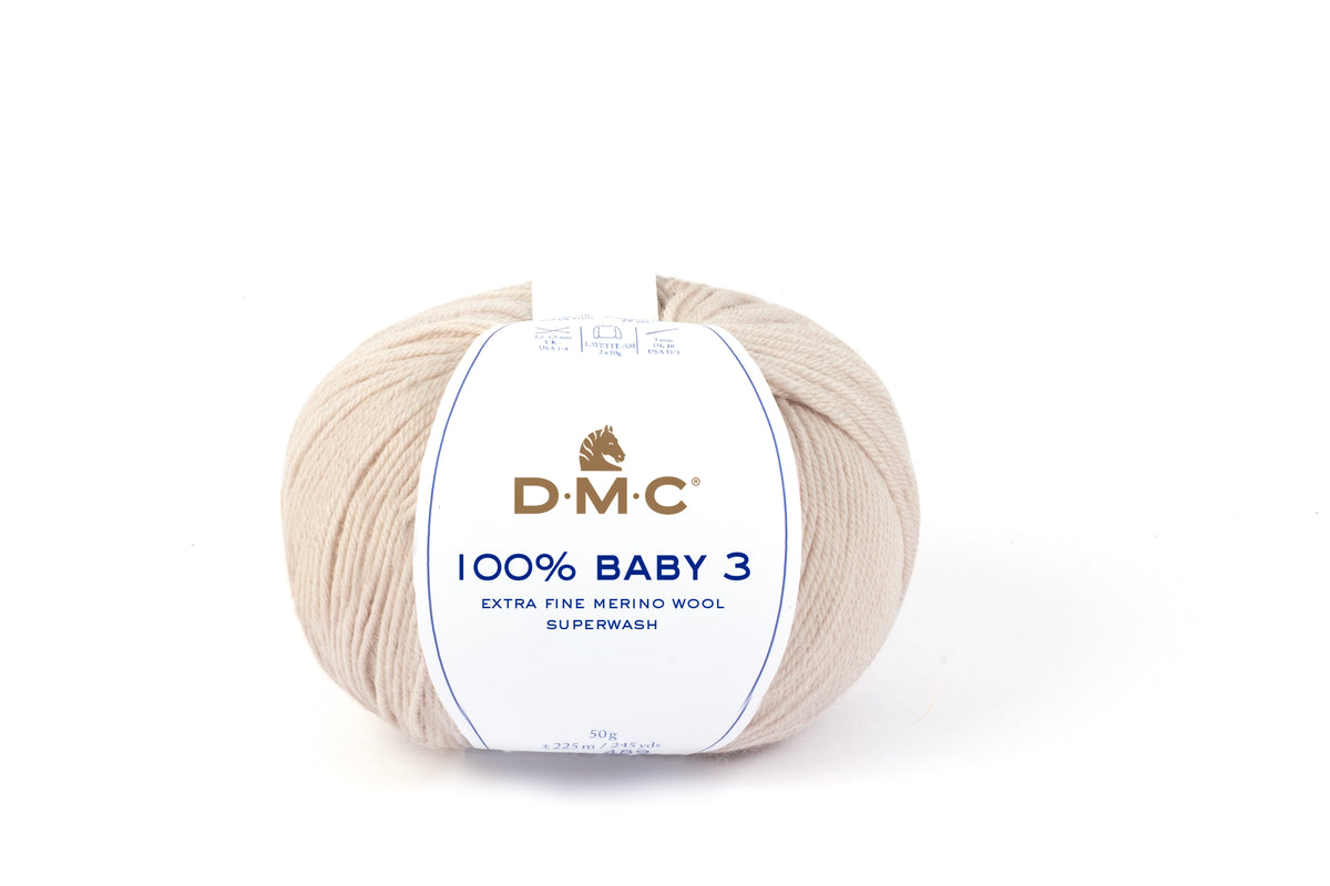 Lana Merina DMC 100% Baby 3  031 Beige arena