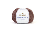 Lana Merina DMC 100% Baby 3  133  marrón chocolate