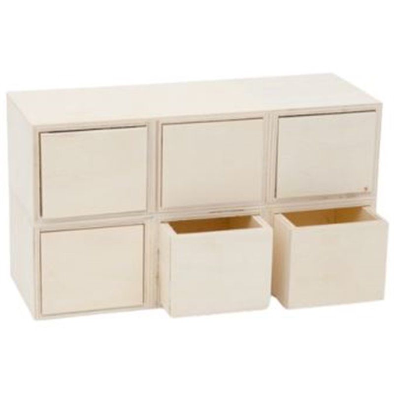 Caja Con 6 Cajones