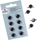 Brads Con Cristal Hexagonal 8Mm