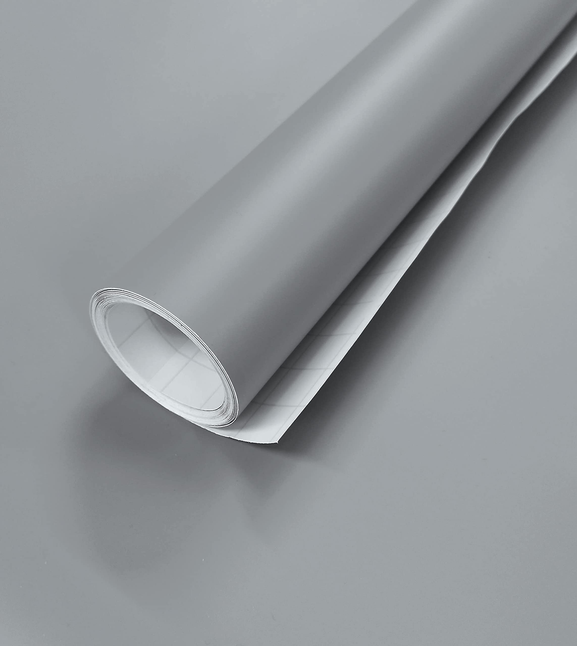 Vinilo Adhesivo Gris Plata Mate 0,30x0,63Cm