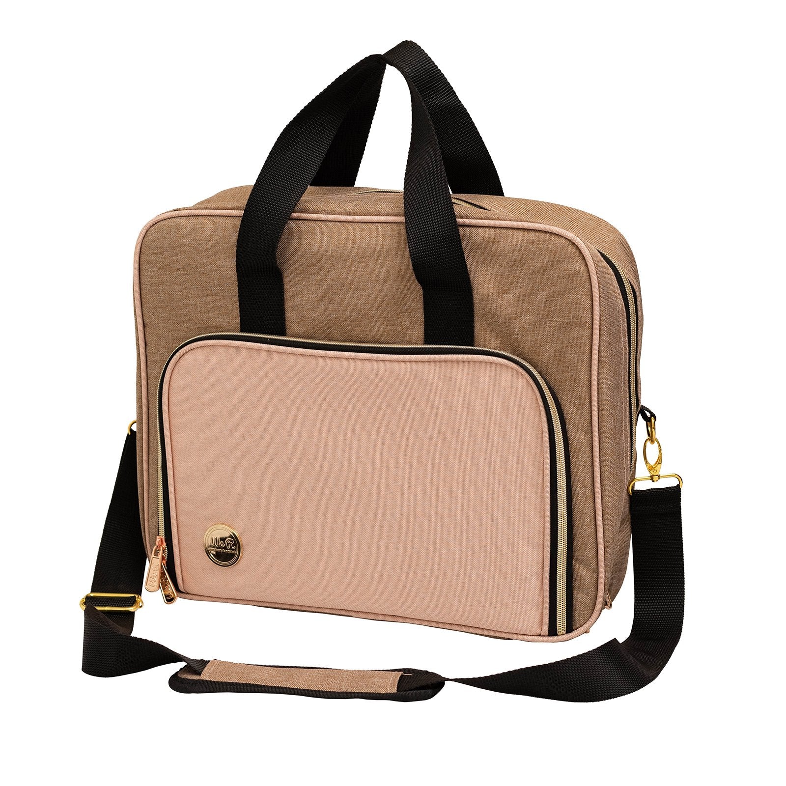 Mochila Ajustable En Rosa Y Topo