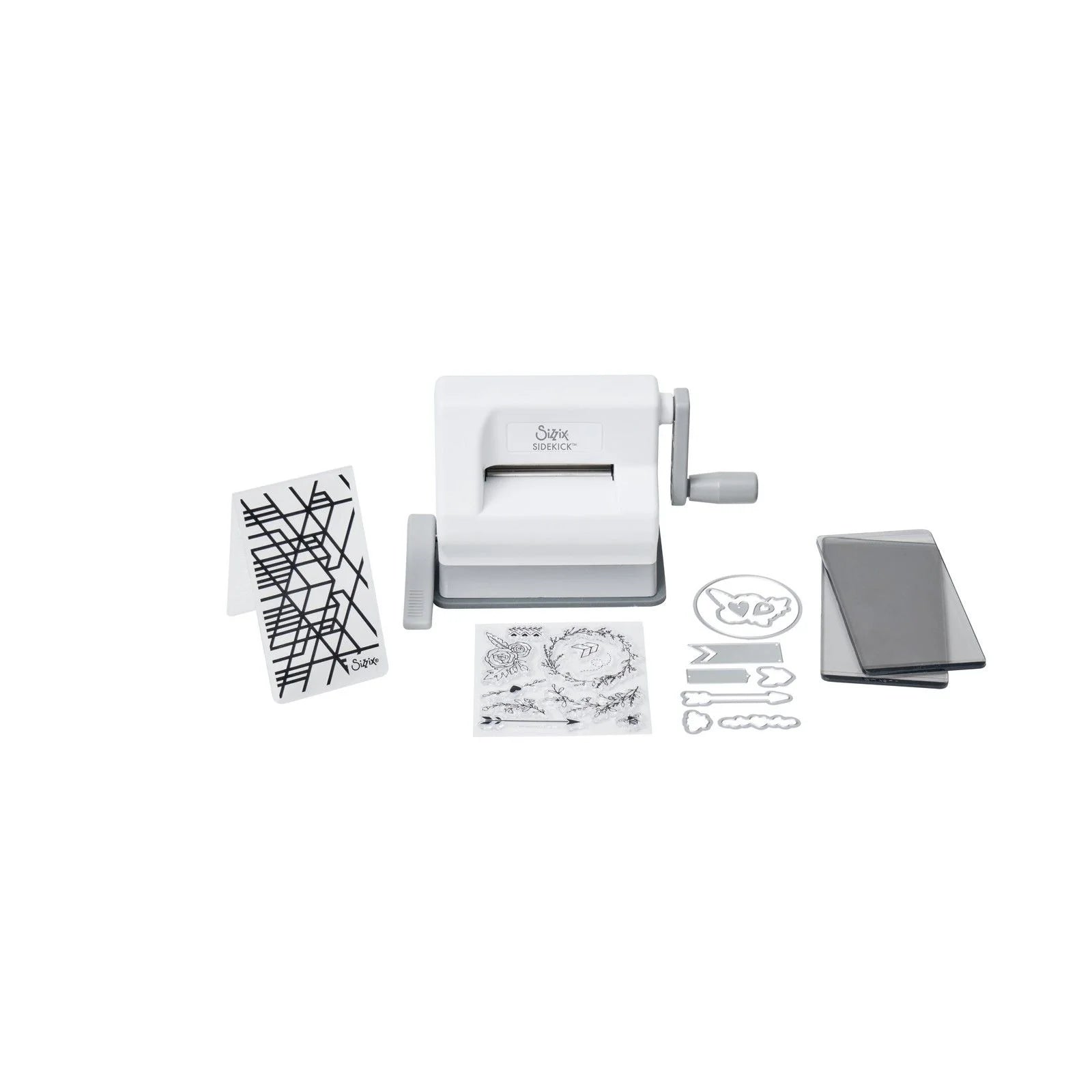 Sizzix sidekick starter kit gris y blanco