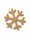 Copo de nieve en madera DM