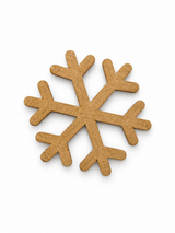 Copo de nieve en madera DM