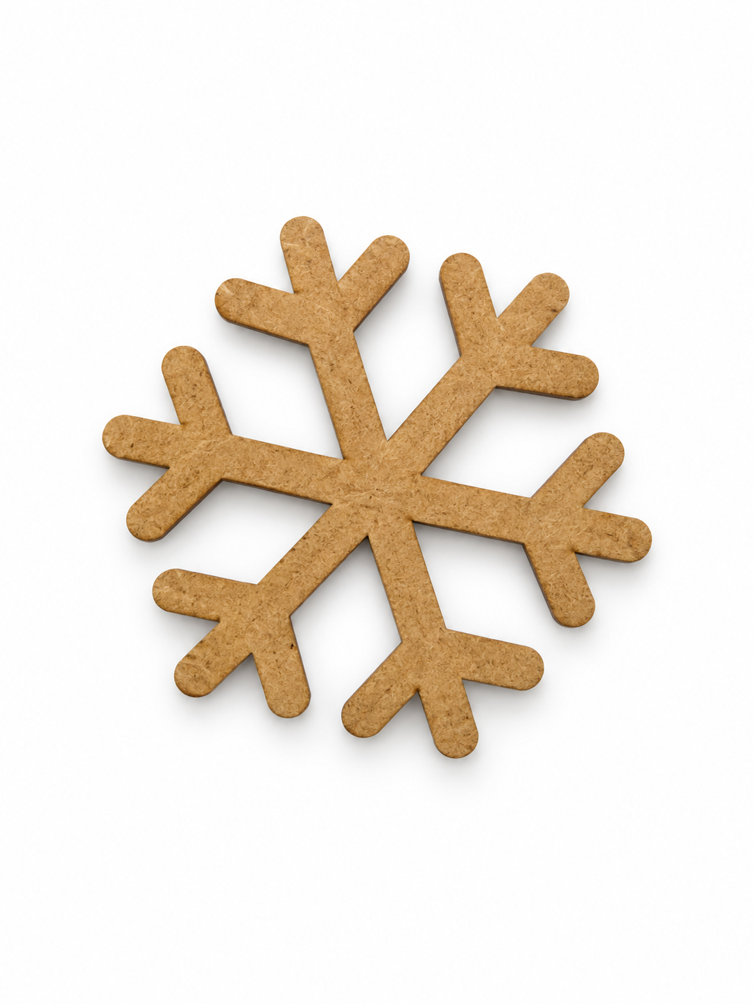 Copo de nieve en madera DM