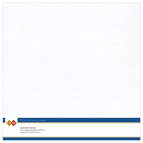 Block Cartulina Blanca Texturizada 30x30 240 Gr