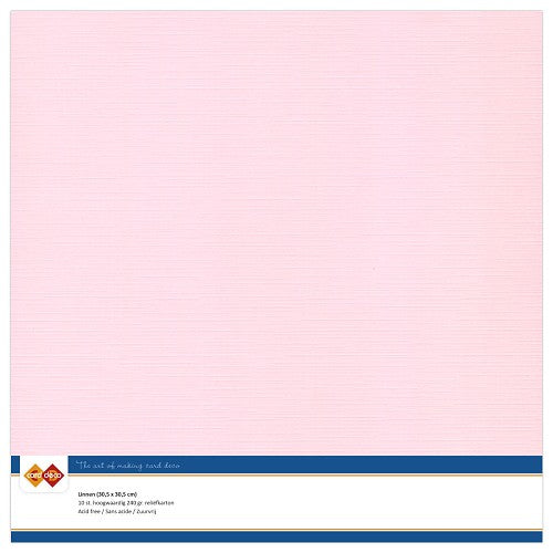 Block Cartulina Rosa Claro Texturizada 30x30 240 Gr
