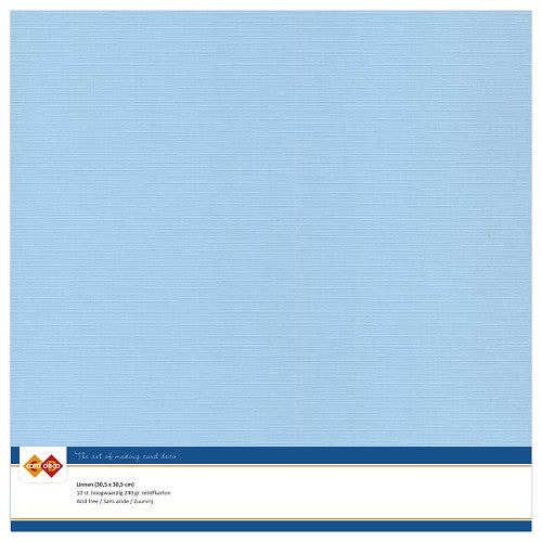 Block Cartulina Azul Texturizada 30x30 240 Gr