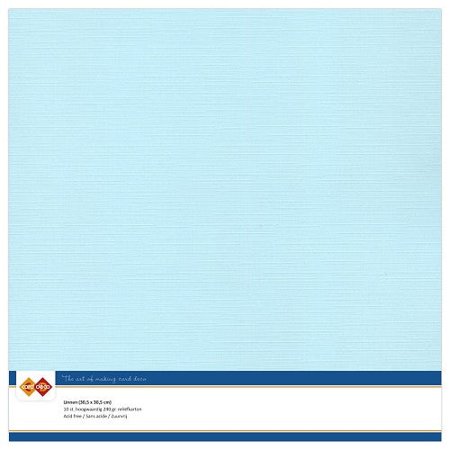 Block Cartulina Azul Celeste Texturizada 30x30 240 Gr
