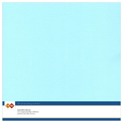 Block Cartulina Azul Claro Texturizada 30x30 240 Gr