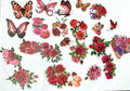 Pegatinas Acetato Flores