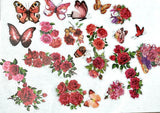 Pegatinas Acetato Flores