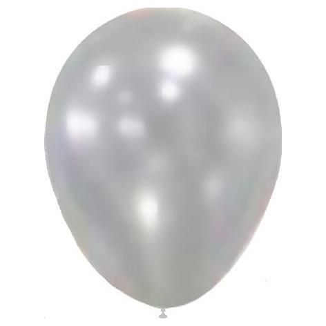 Set De Globos Plata