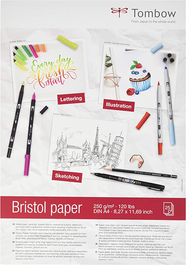 Papel Bristol 250 gramos Din-A4