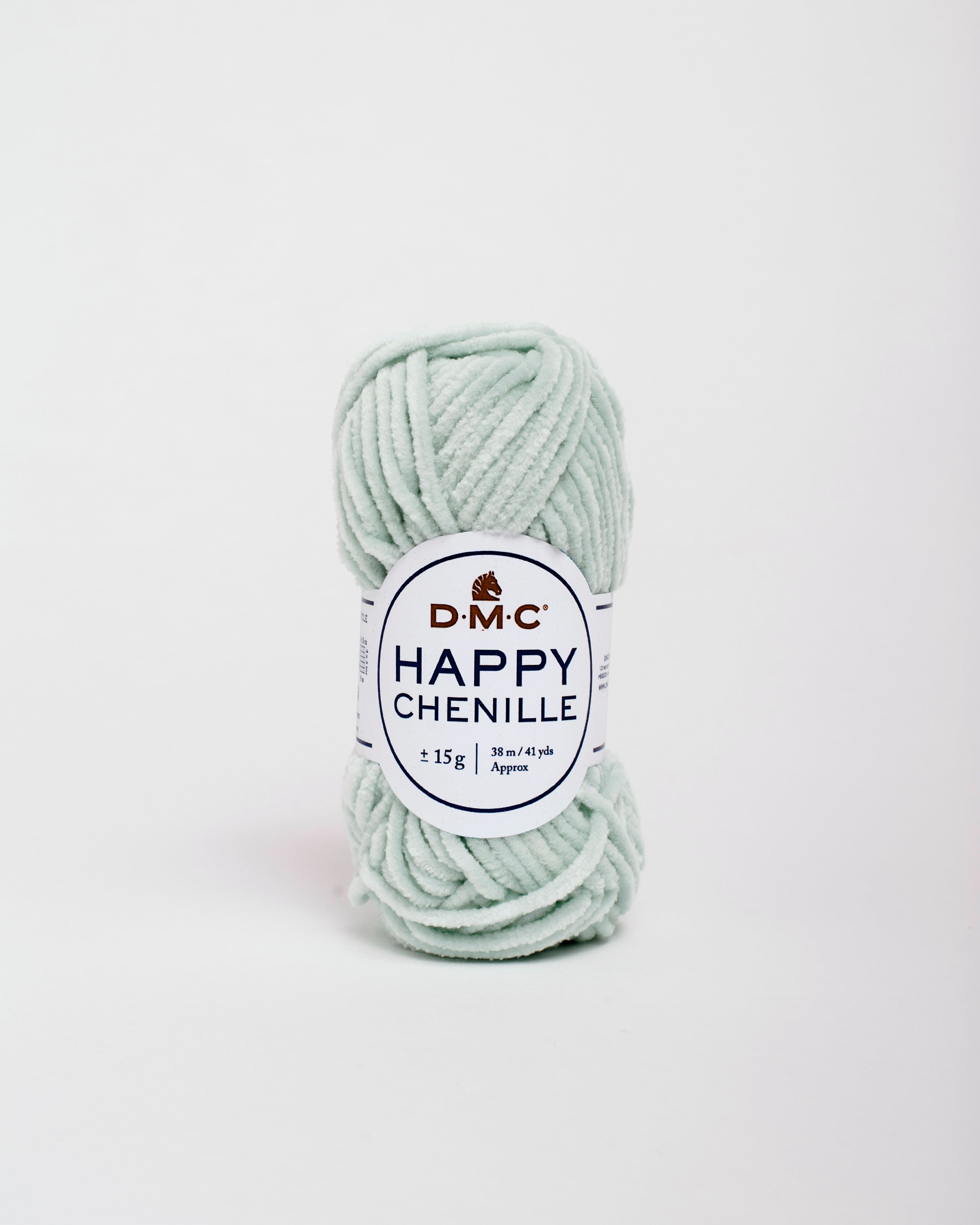 Happy chenille 15g  color 16 verde Mint
