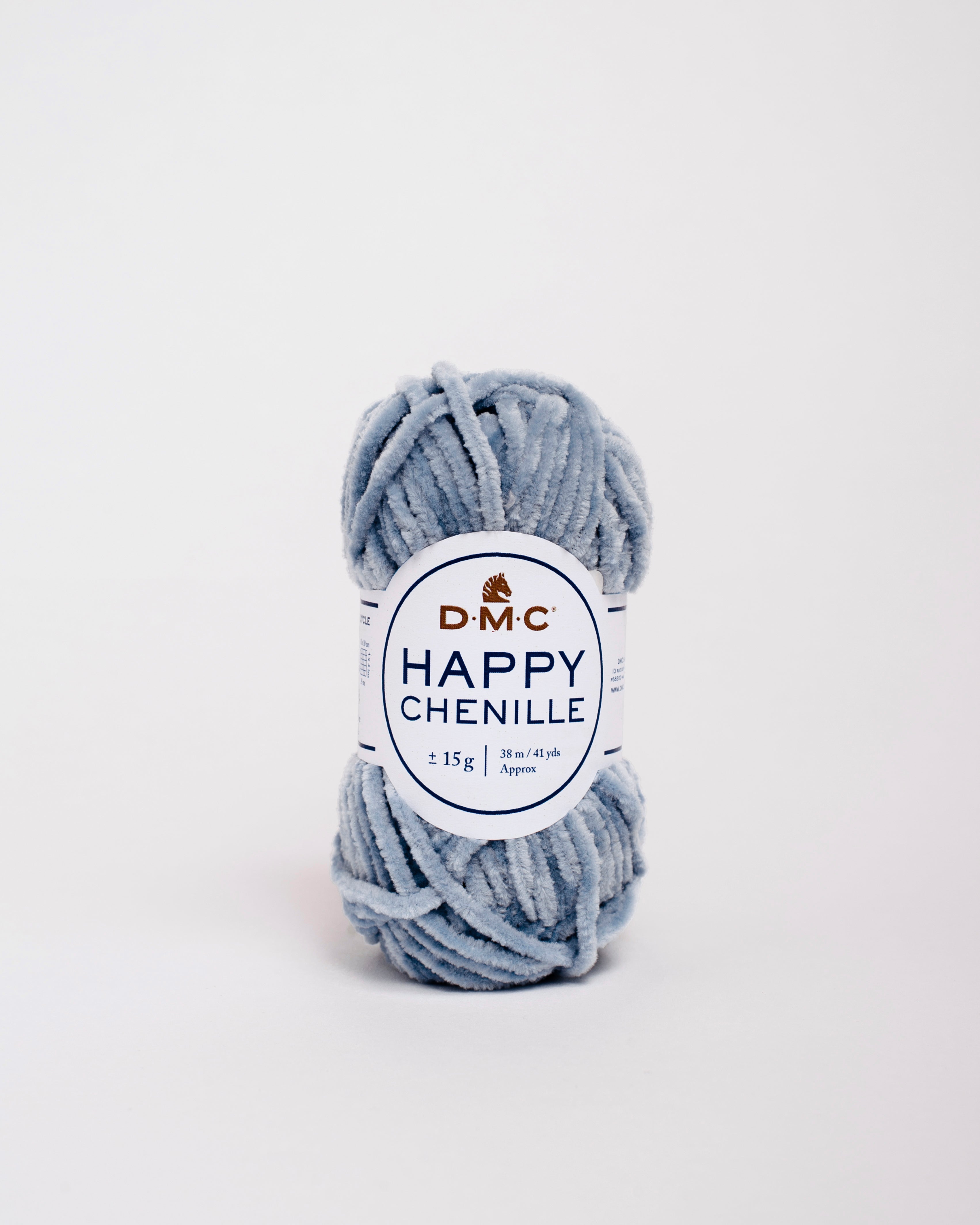 Happy chenille 15g  color 18 azul