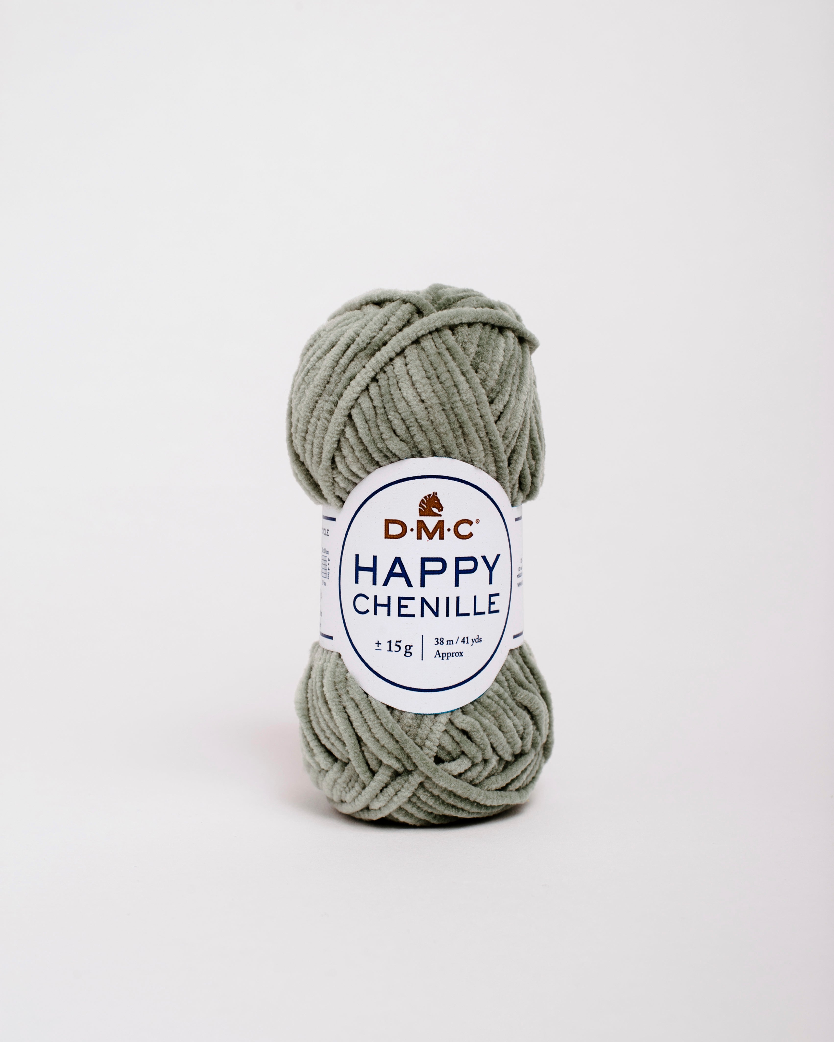 Happy chenille 15g  color 23 verde claro