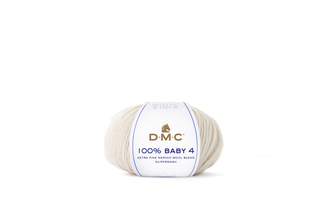 Lana Merina DMC 100% Baby 3  102 marfil