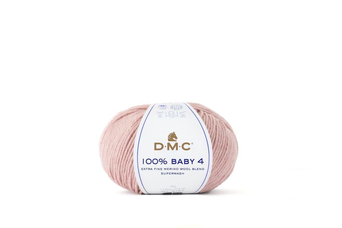 Lana Merina DMC 100% Baby 4 104 rosa