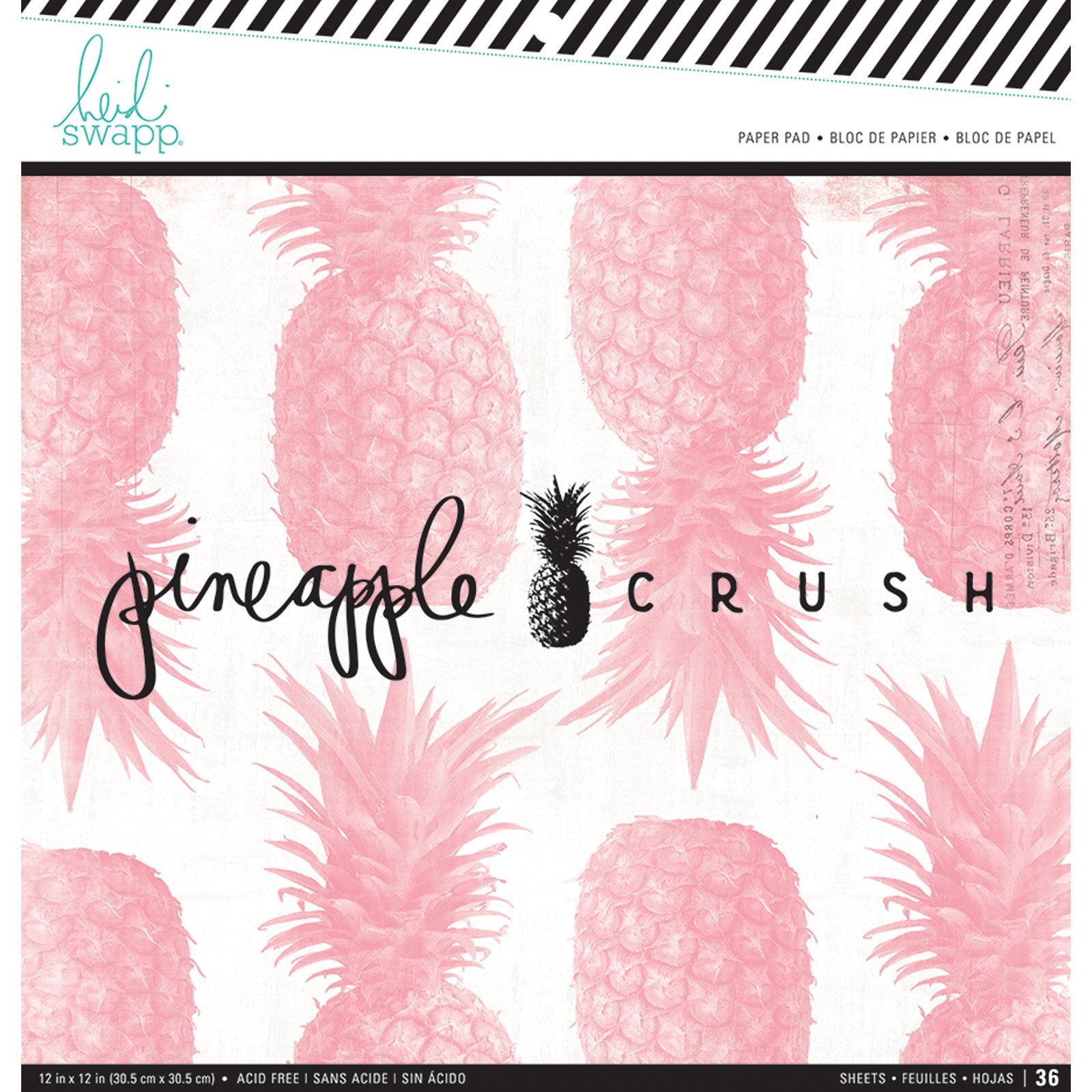 Block 30X30 Pineapple Crusd de Heidi Swapp