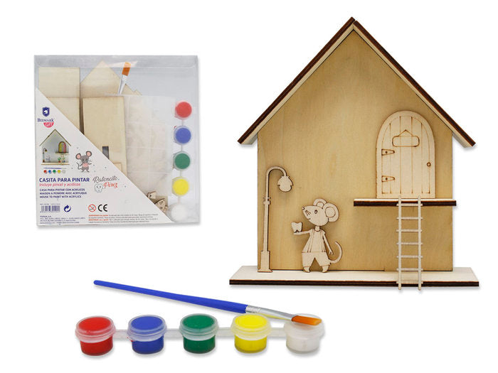 Kit Para Pintar Casita Ratoncito Perez