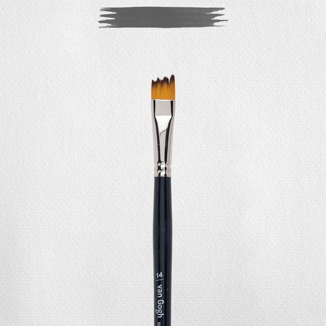 Pincel mango largo Van Gogh dentadlo Biselado nº14